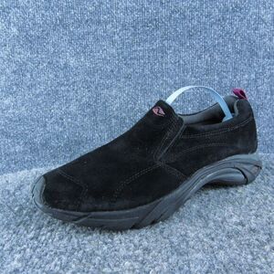 Natural Sport Casper Women Clog Shoes‎ Size 6.5 Medium Black Leather Slip On